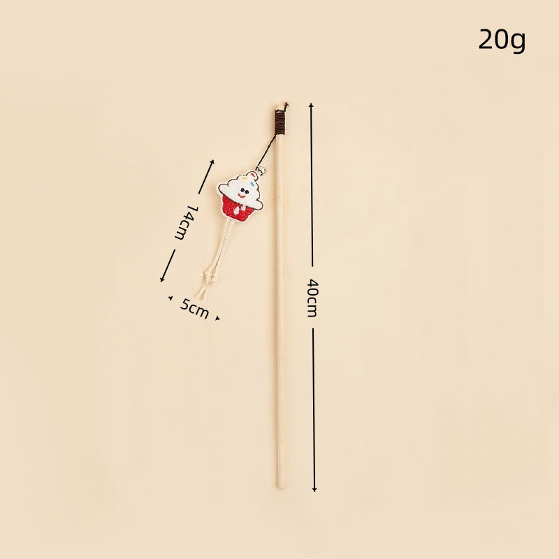 Moo - Food-Shaped Charm cat teaser wand