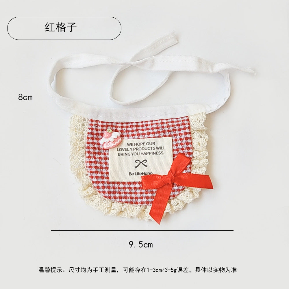 可爱mini宠物生日口水巾围兜猫咪狗狗周岁派对拍照蛋糕狗狗围嘴