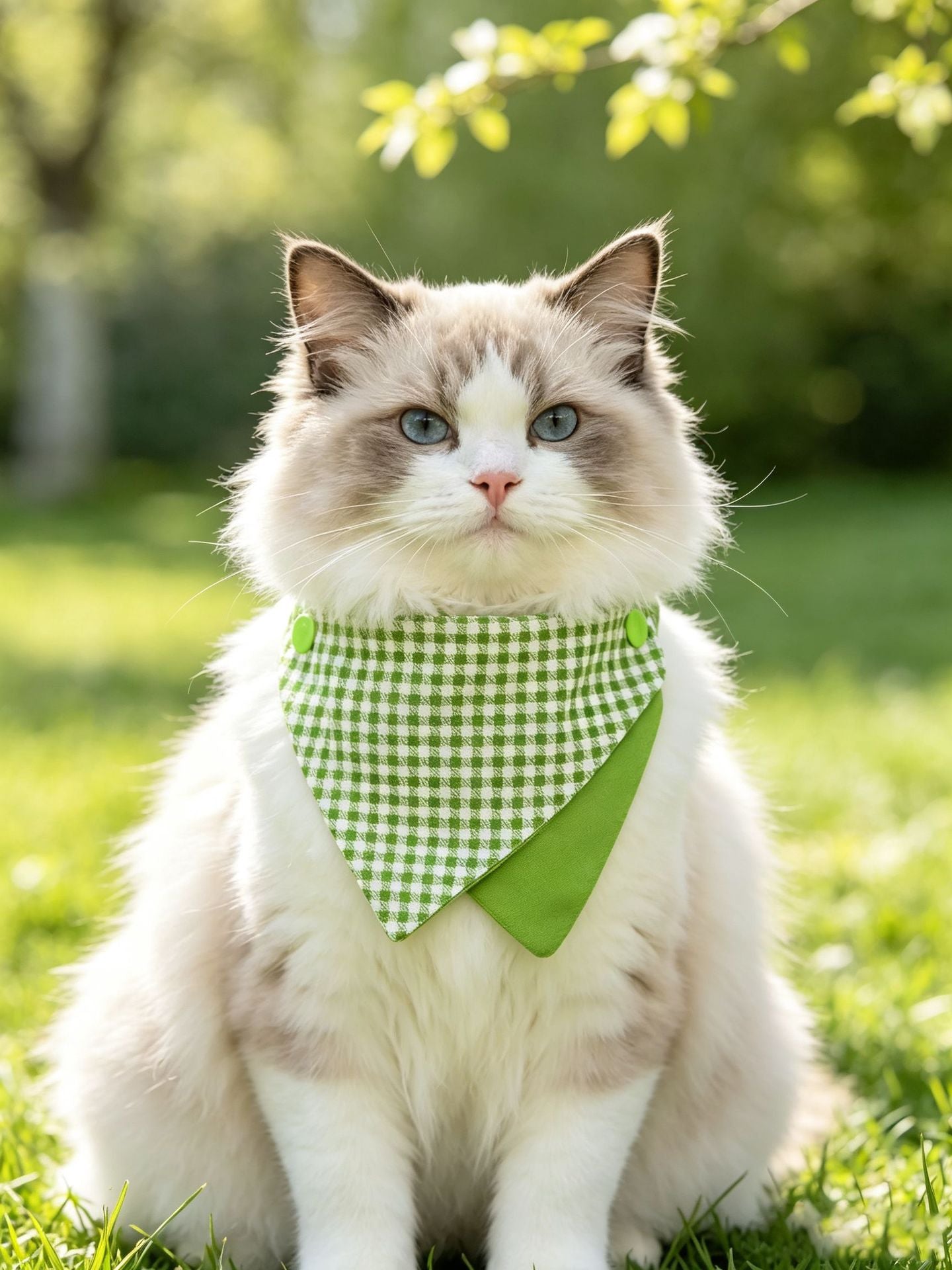 Mokka - Adjustable Triangular Bandana Pet Neckwear