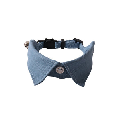 Mokka – Stripe & Solid Shirt Breakaway Cat Collar