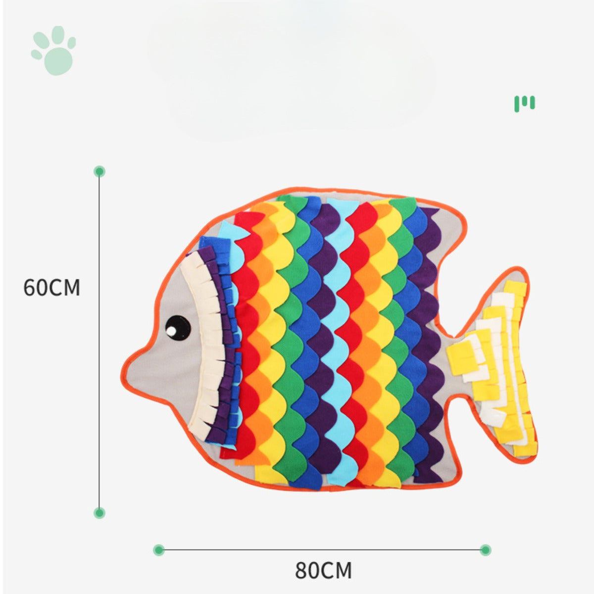 Snuffy - Rainbow Fish Snuffle Mat