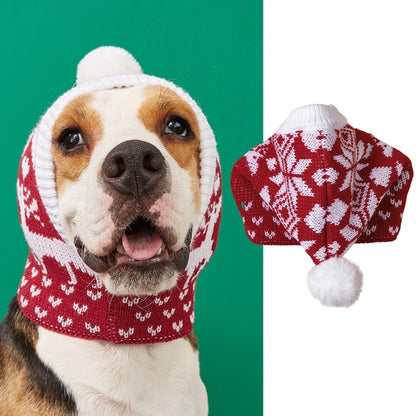 Christmoo - Christmas Reindeer Snowflake Pet Hat