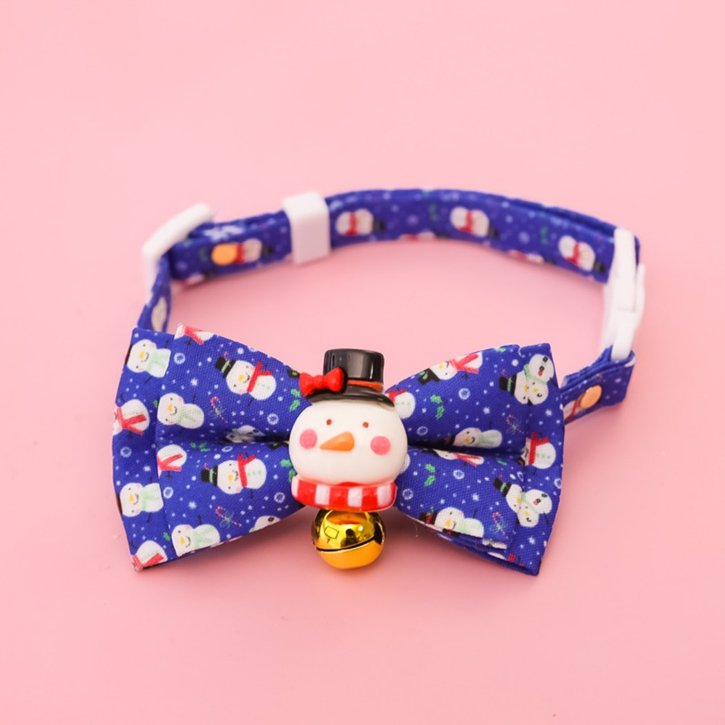 Christmoo - Cartoon Christmas Bow Tie Pet Collar