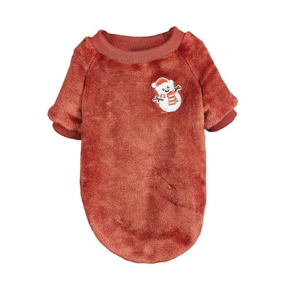 Christmoo - Christmas Motif Two-Leg Pet Outfit T-Shirt