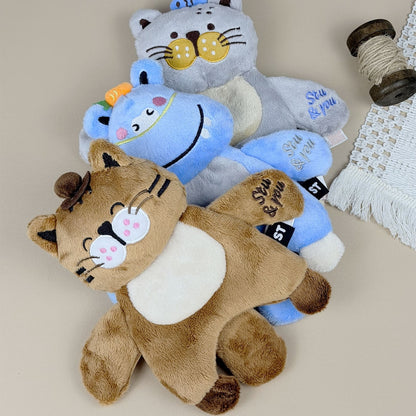 Petkin - Animal Character Plush Crinkle Dog Toy