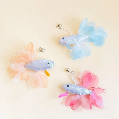Moo - Feather Fish Bell Cat Wand Refill Toy