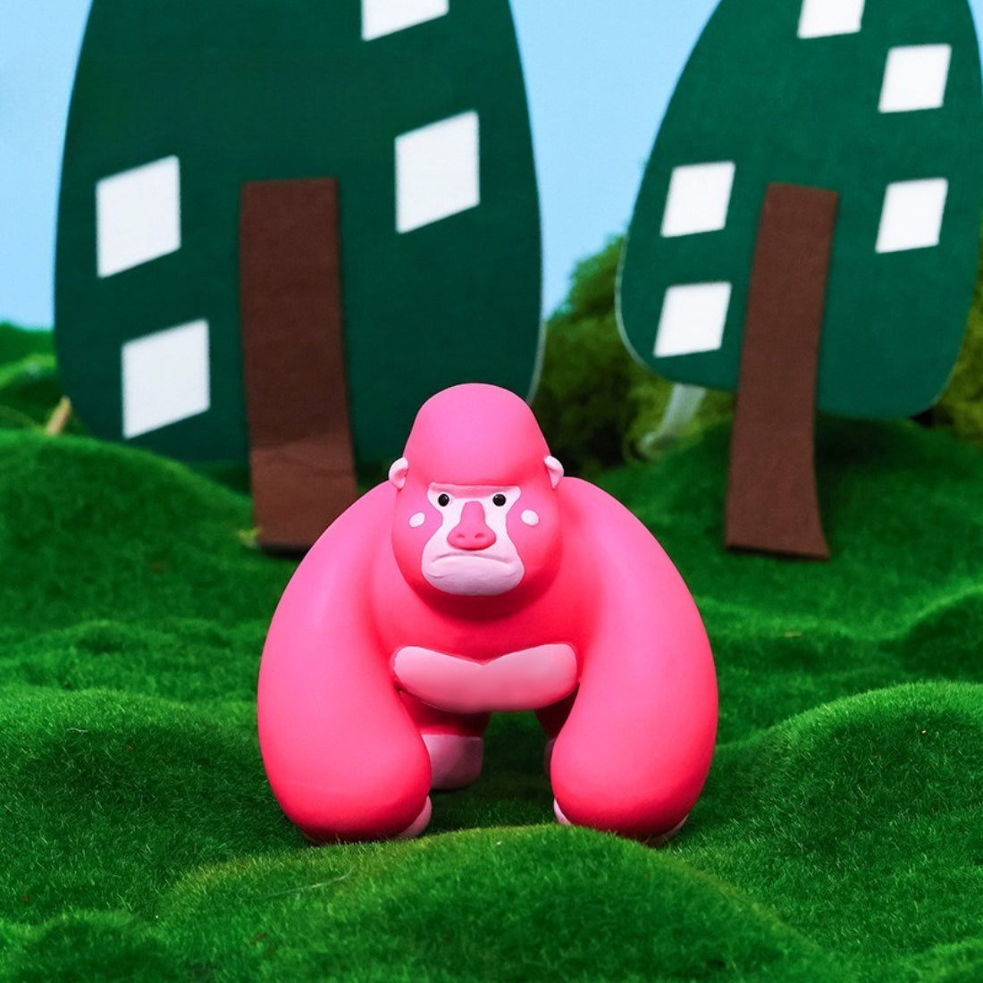 Petkin cartoon animal squeaky dog toy shaped like a pink pig with a curly tail