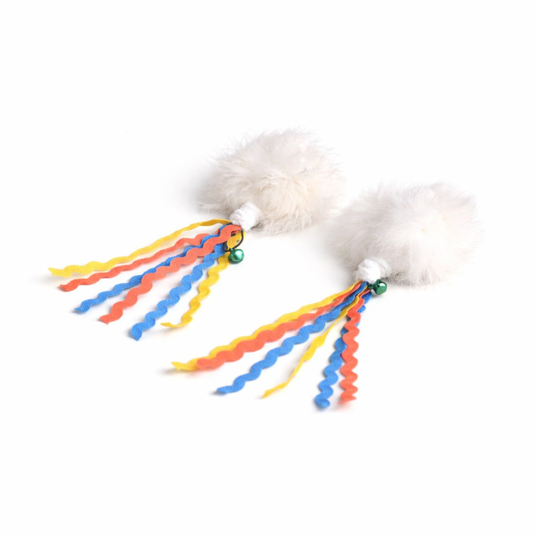 Moo - Fluffy Pom Pom Plush Cat Toy