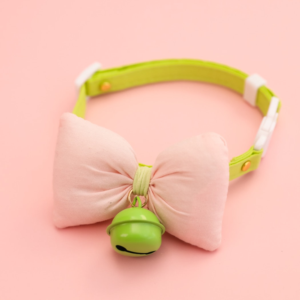 Mokka - Bow Bell Adjustable Cat Collar
