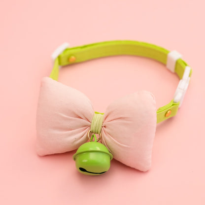 Mokka - Bow Bell Adjustable Cat Collar