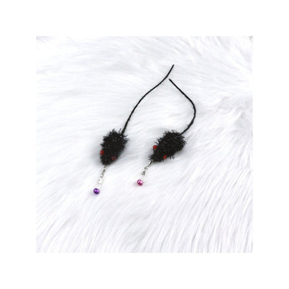 Close-up of Moo mouse refill attachment for teaser wands with detailed texture