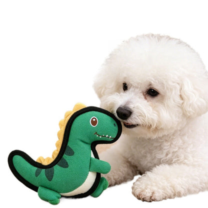 Petkin - Dinosaur Design Canvas Dog Toy