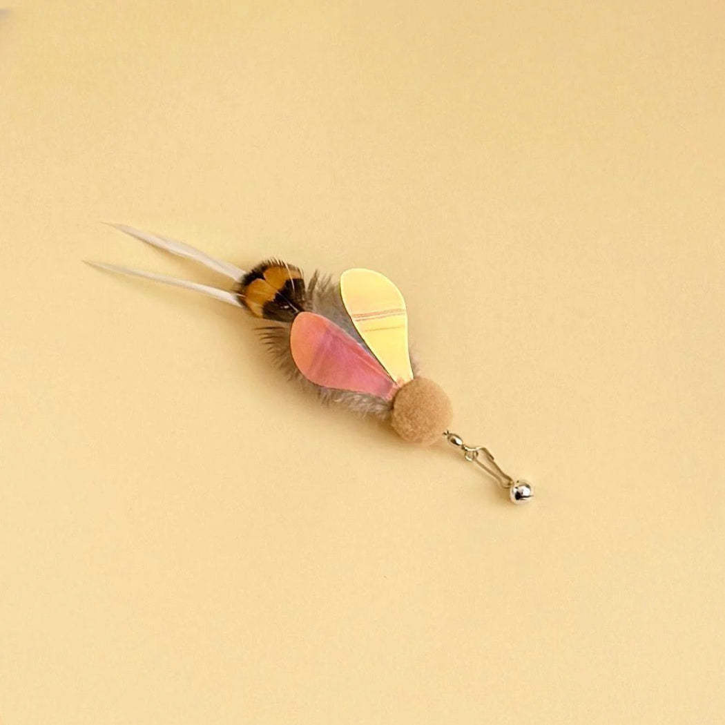 MOO - Flutter Wing Feather Cat Wand Refill Toy