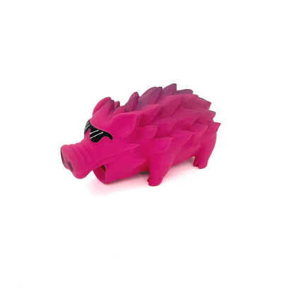 Petkin – Cool Boar Dog Toy - Creaky Rubber Pig