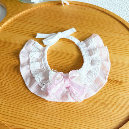 Mokka - Decorative Lace Bow Pet Collar