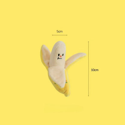 Petkin - Banana Shape Plush Toy for Dogs Toy