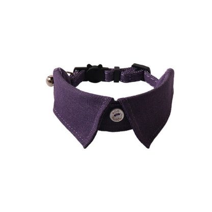 Mokka – Stripe & Solid Shirt Breakaway Cat Collar