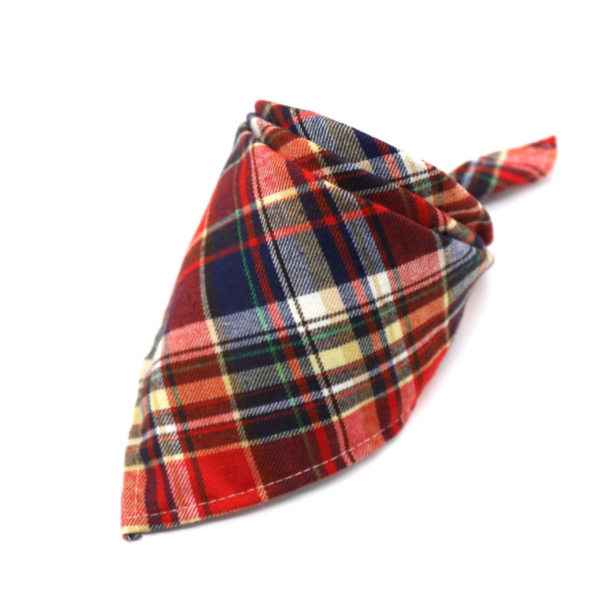 Furbud - Red Winter Plaid Pet Bandana