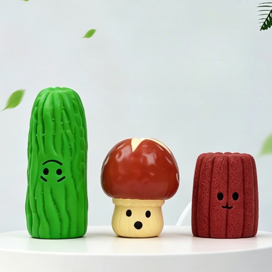 Petkin - Playful Food Shape Indoor Squeaky Dog Toy