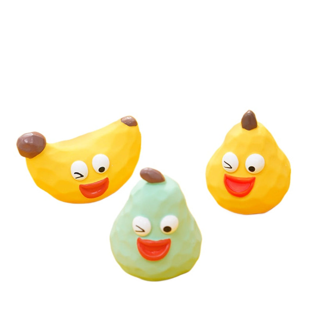 Petkin - Winking Fruit Chew Dog Toy