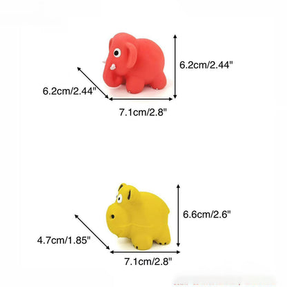 Petkin – Safari Squeaky Rubber Dog Toys