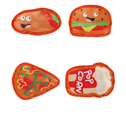 Petkin -  Fast Food Snack Plush Dog Toy