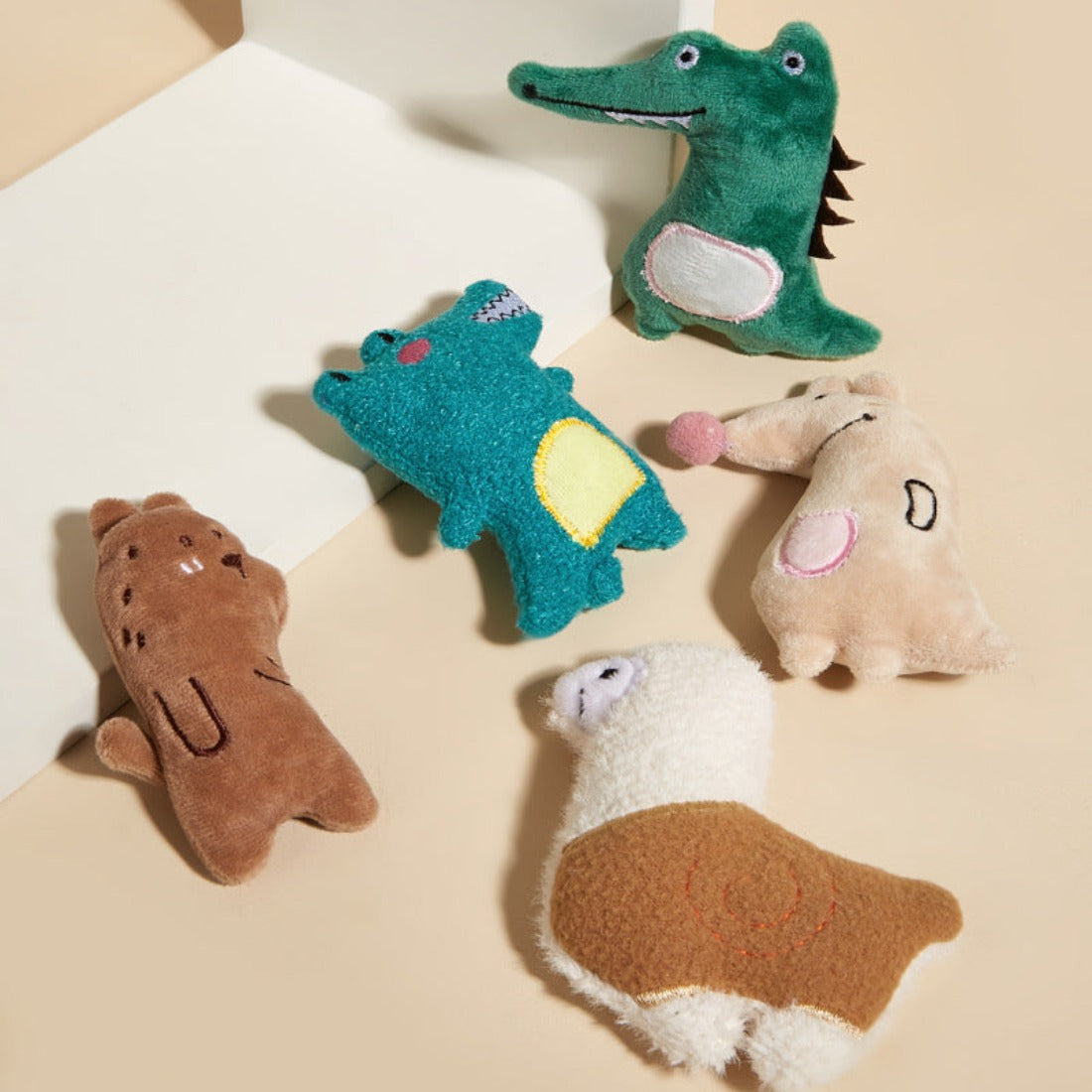 Moo - 5 pcs Cute Soft Cat Toy Set