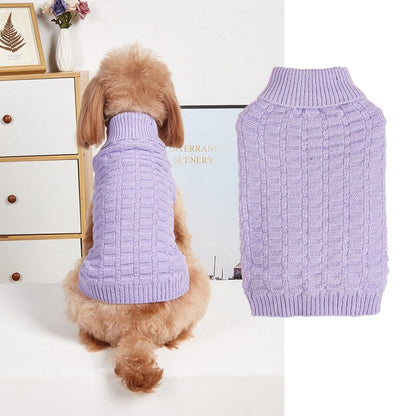 Ozzie - Dog and Cat Sweater with Ribbed Collar