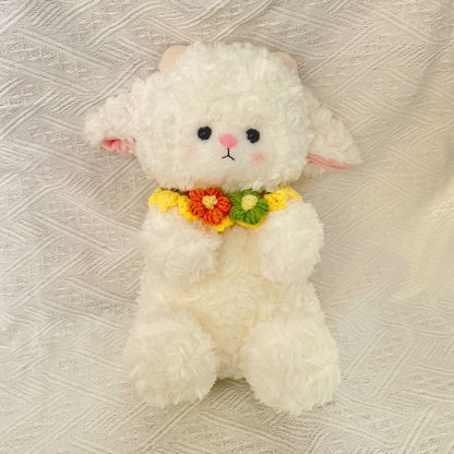 Mokka - Sunflower Crochet Tie-On Cat Collar