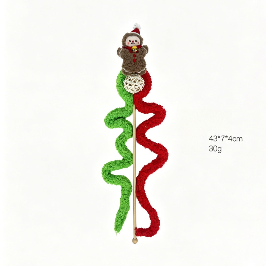 Christmoo - Christmas Character Teaser Cat Wand Toy
