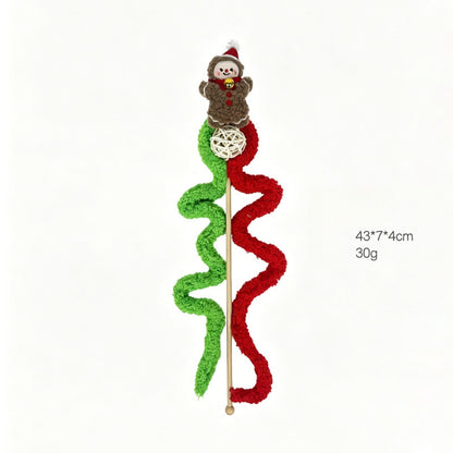 Christmoo - Christmas Character Teaser Cat Wand Toy