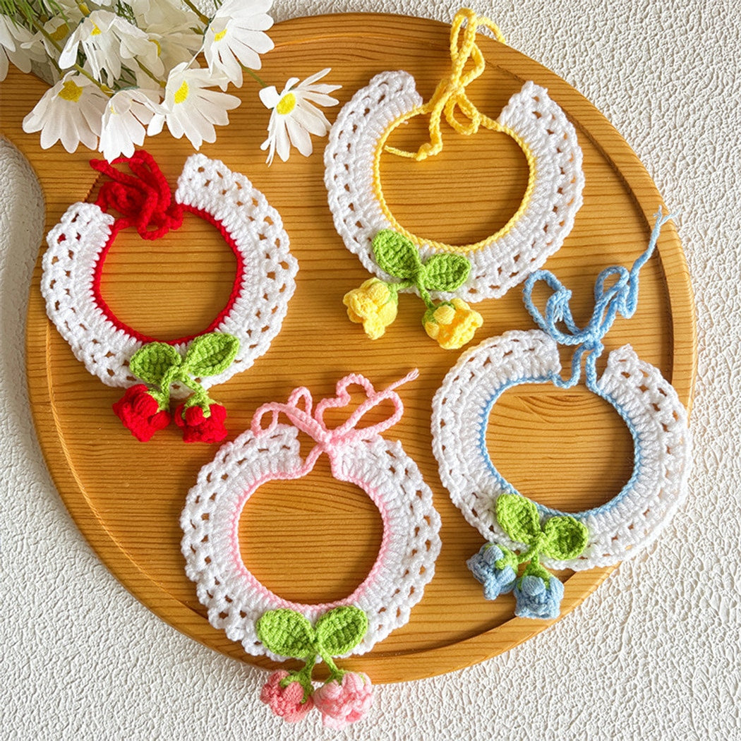 Mokka - Princess Style Flower decorated Pet Collar