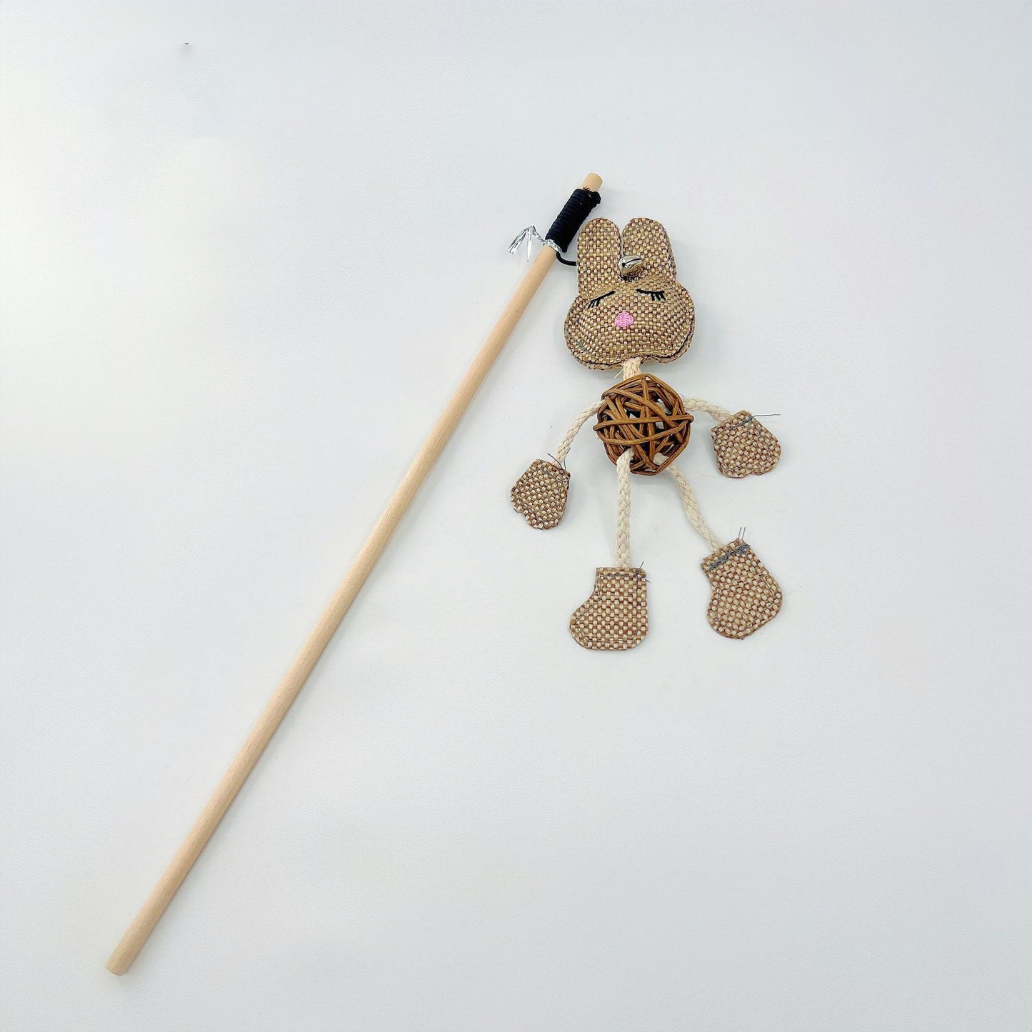 Moo - Bunny Wand Cat Toy