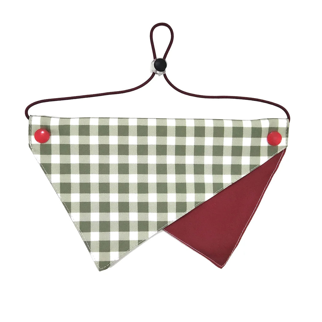 Mokka - Patterned Double-Triangle Bib Pet Neckwear