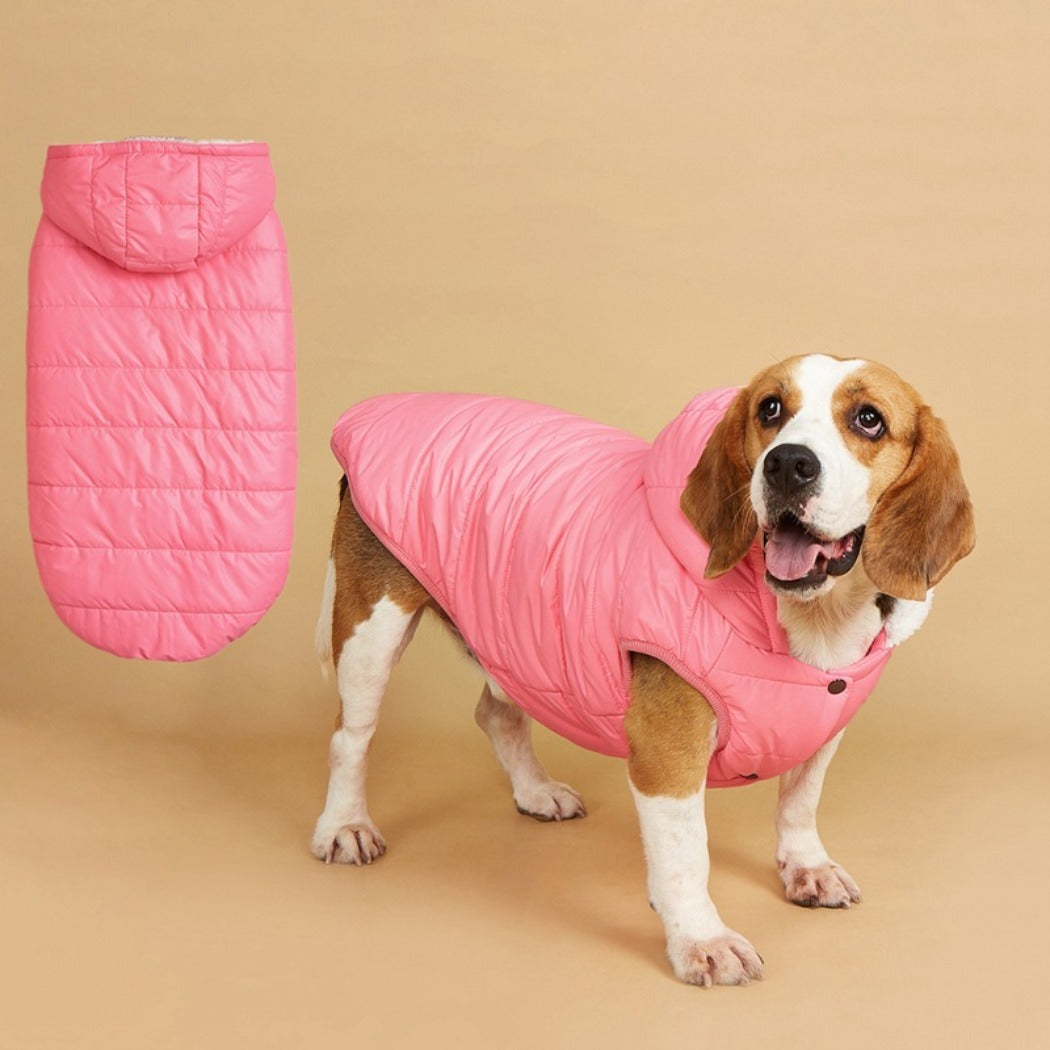 Ozzie – Puffer Hoodie Dog Coat