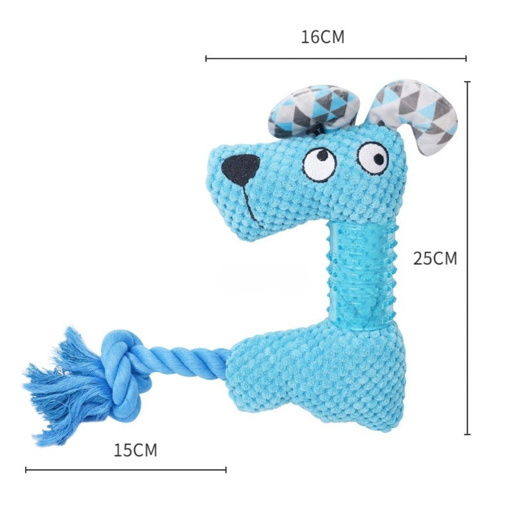 Petkin – Plush Chew Neck Animal Toy