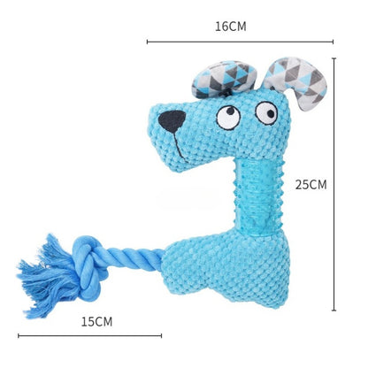 Petkin – Plush Chew Neck Animal Toy
