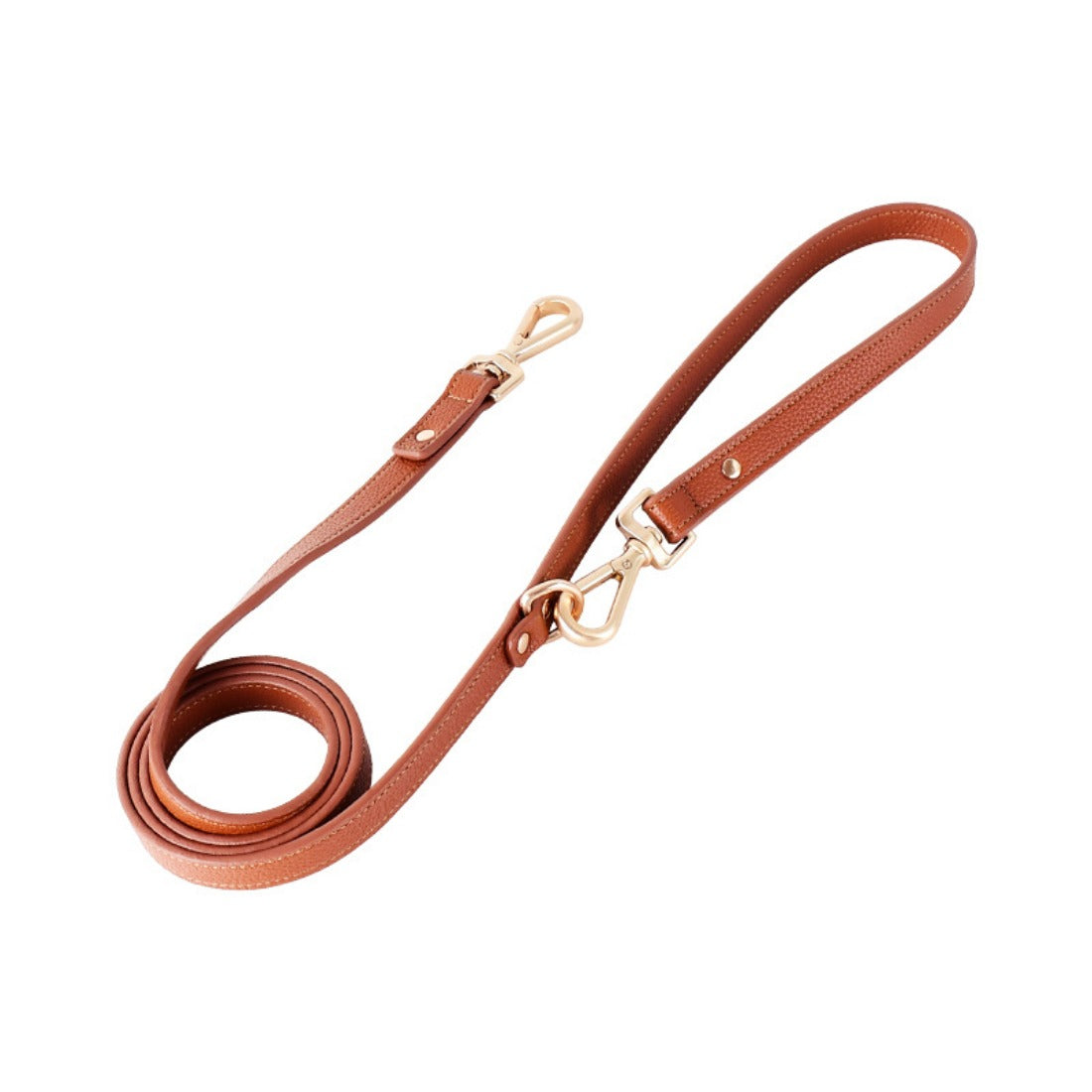 Loofie - 59in Solid Color Dog Leather Leash