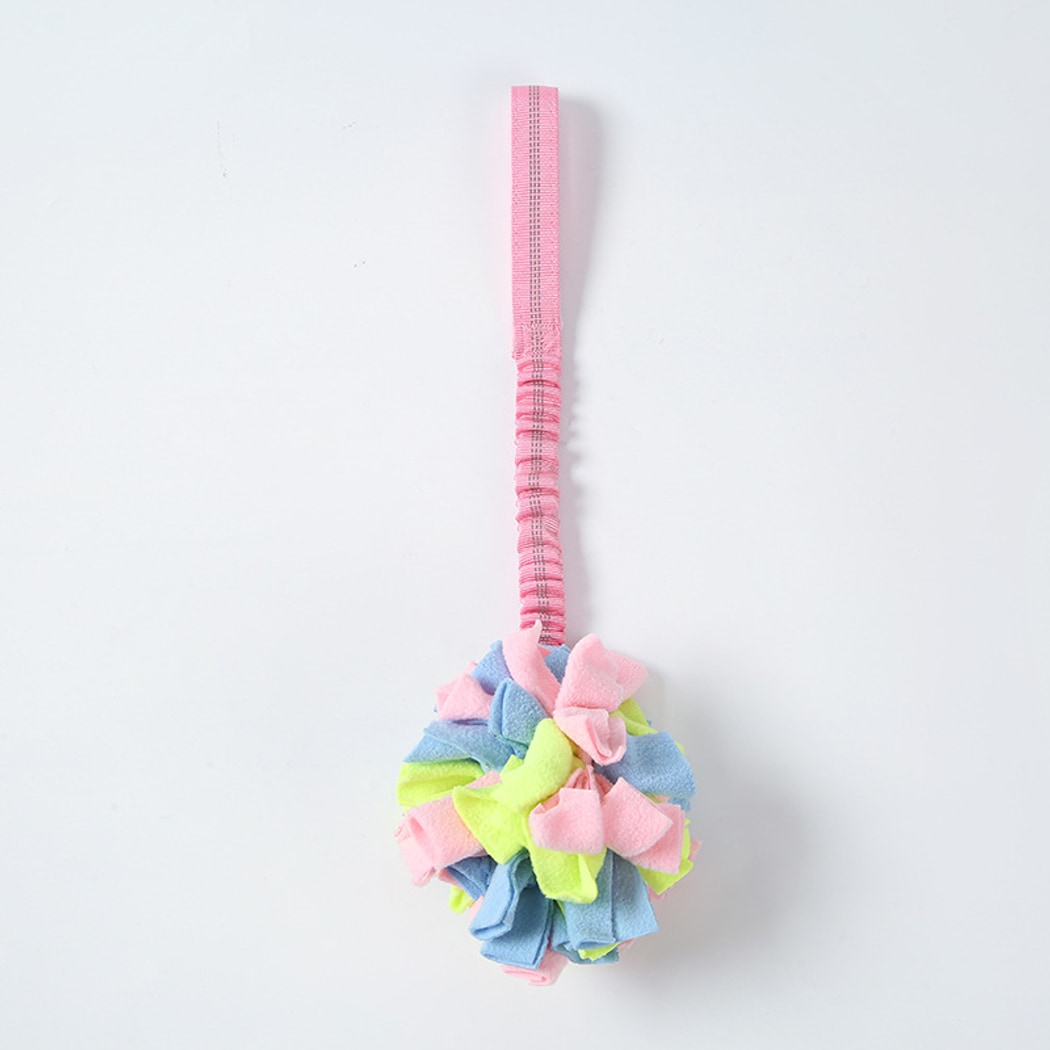 Petkin - Interactive Plush Ball Dog Toy with Strap