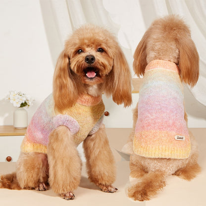 Ozzie - Rainbow Pattern Pet Sweater