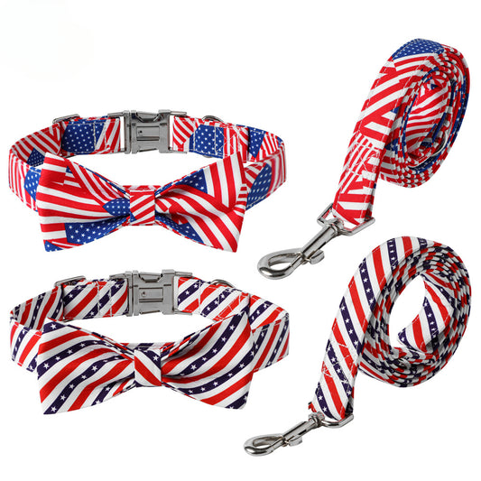 Independence Day Collar & Leash