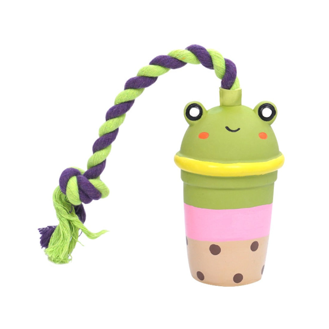 Petkin - Animal Cup Rope Tug Dog Toy