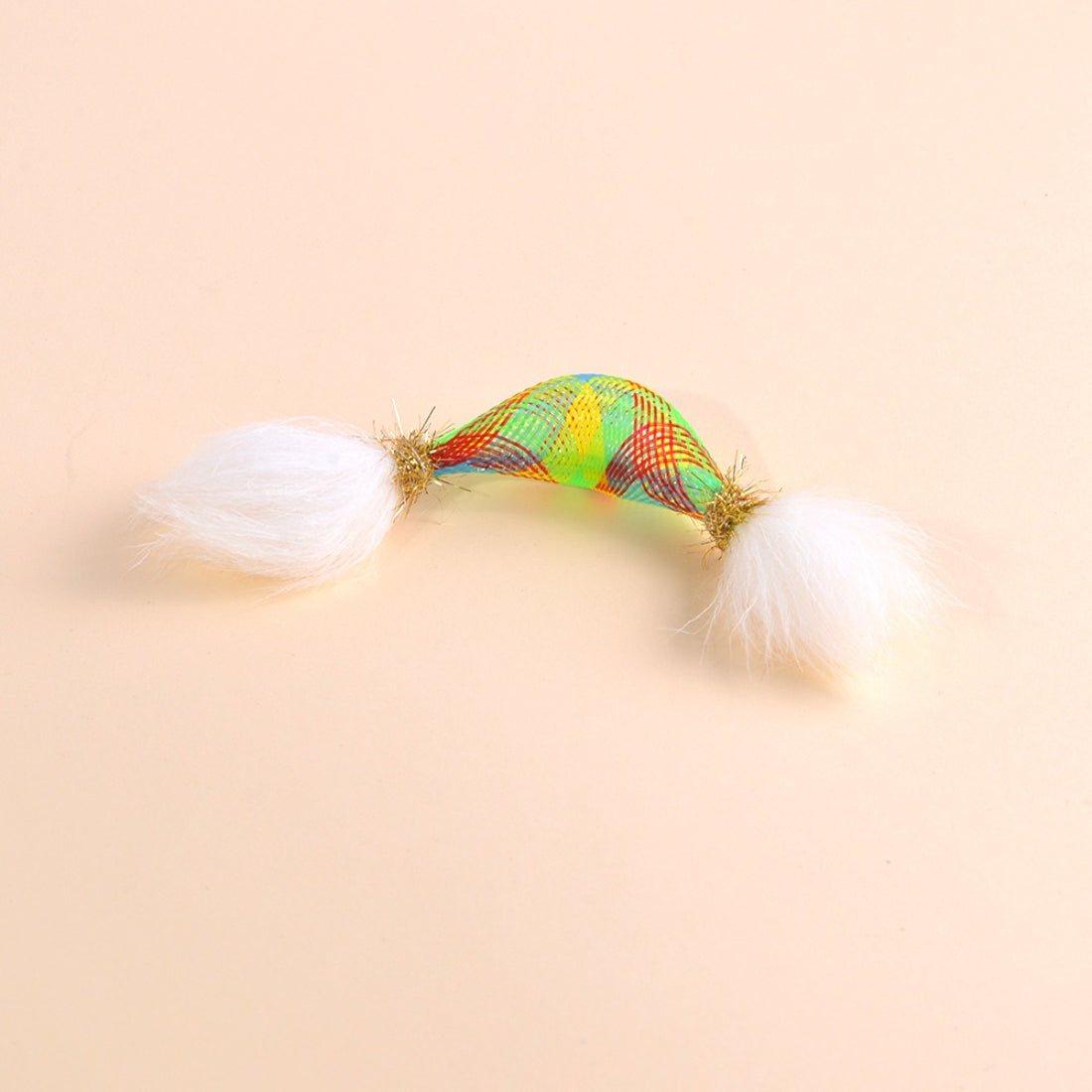 Moo - Fluffy Tail Cone Shape Interactive Cat Toy