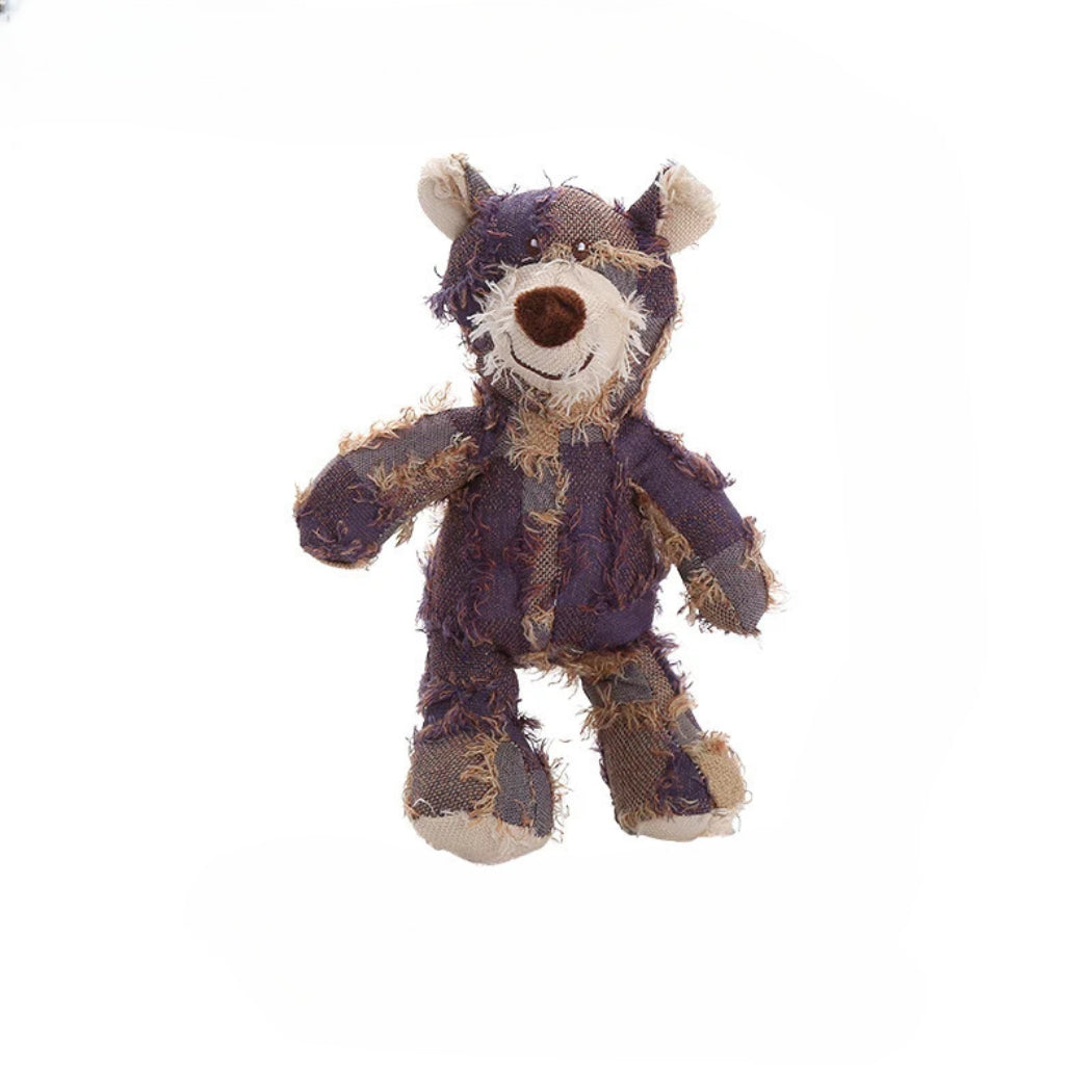 Petkin - Bear Character Plush dog toy