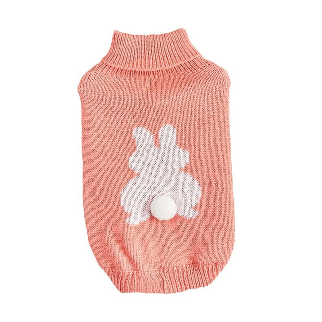 Ozzie - Turtleneck Rabbit Pattern Dog Cat Sweater