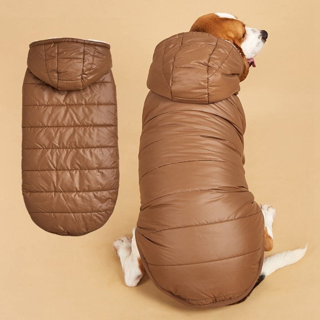 Ozzie – Puffer Hoodie Dog Coat