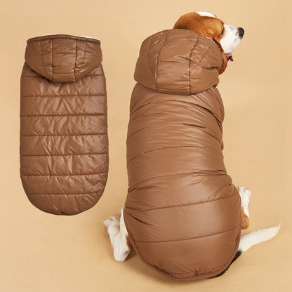 Ozzie – Puffer Hoodie Dog Coat