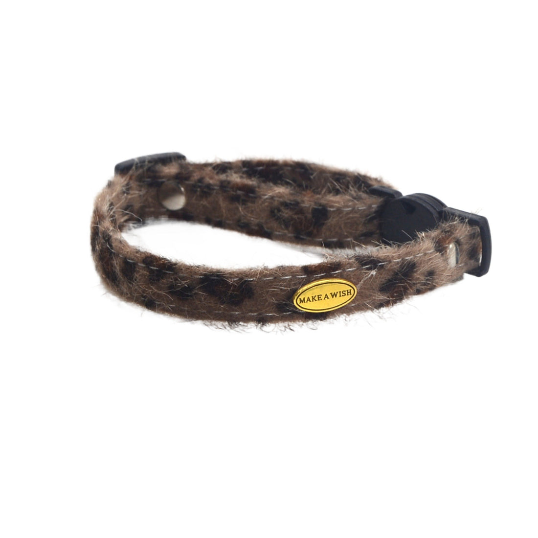 Side view of Mokka breakaway cat collar highlighting safety release mechanism