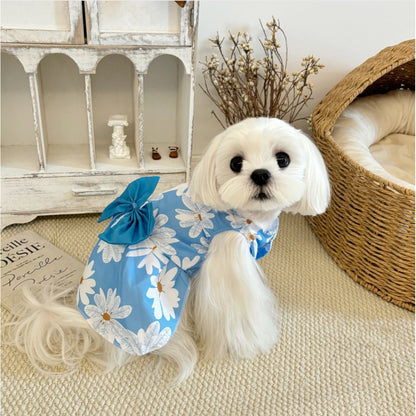 Ozzie - Floral Bow Dress for Dogs and Cats Dress