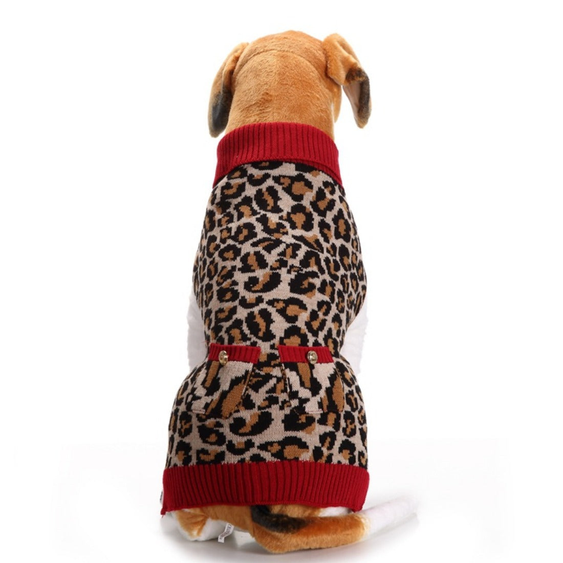 Ozzie - Chic Leopard Pet Sweater